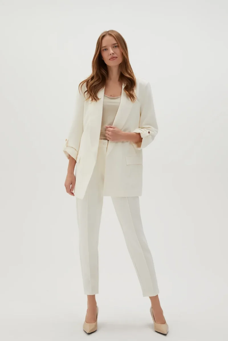 WOMEN'S PANTS L-SP-4605 OFF WHITE - Imagen 3