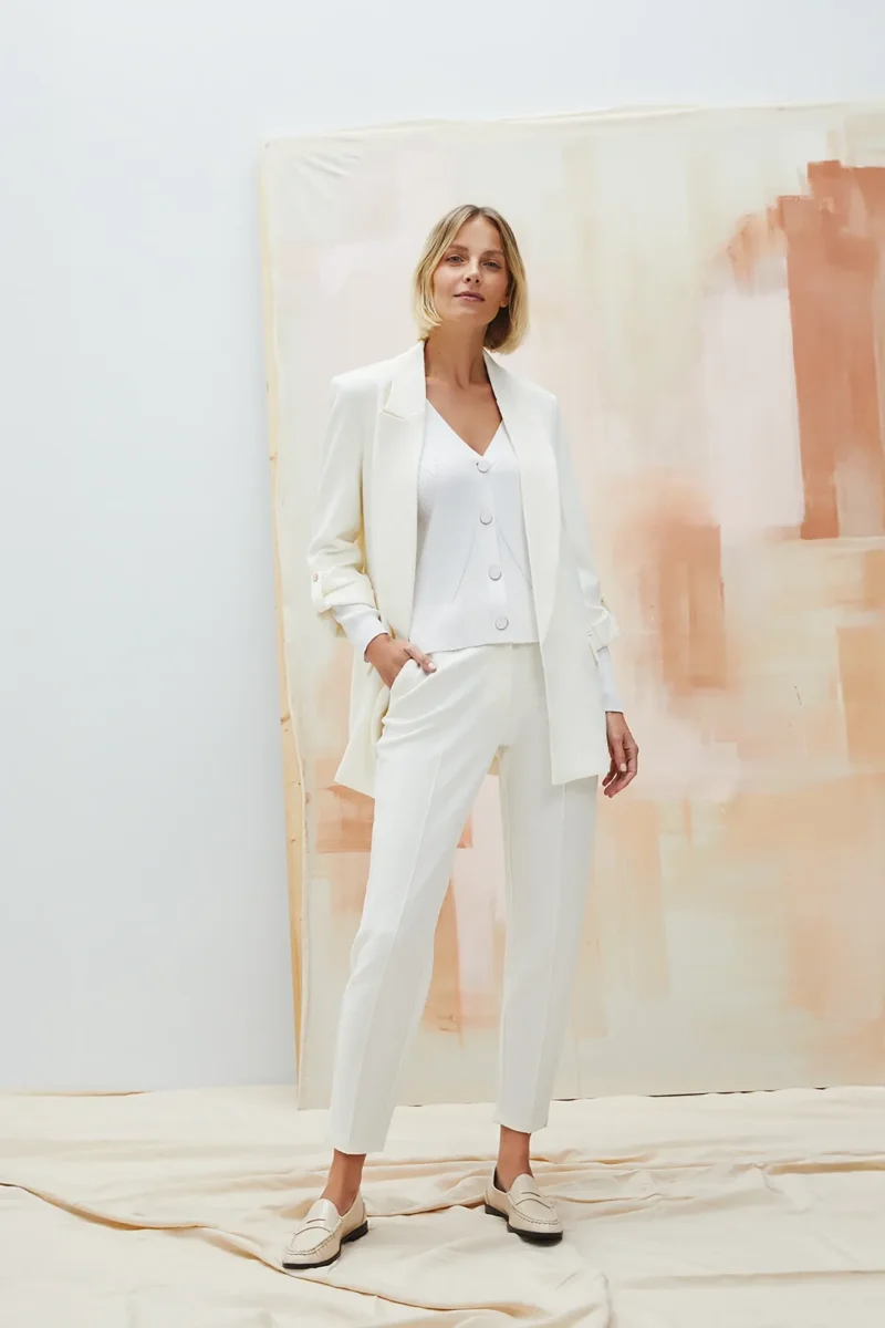 WOMEN'S PANTS L-SP-4605 OFF WHITE