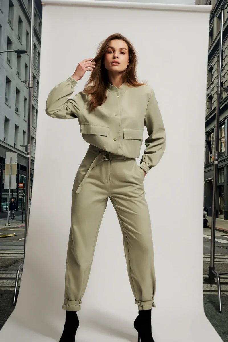 WOMEN'S PANTS L-SP-4606 OLIVE - Imagen 9