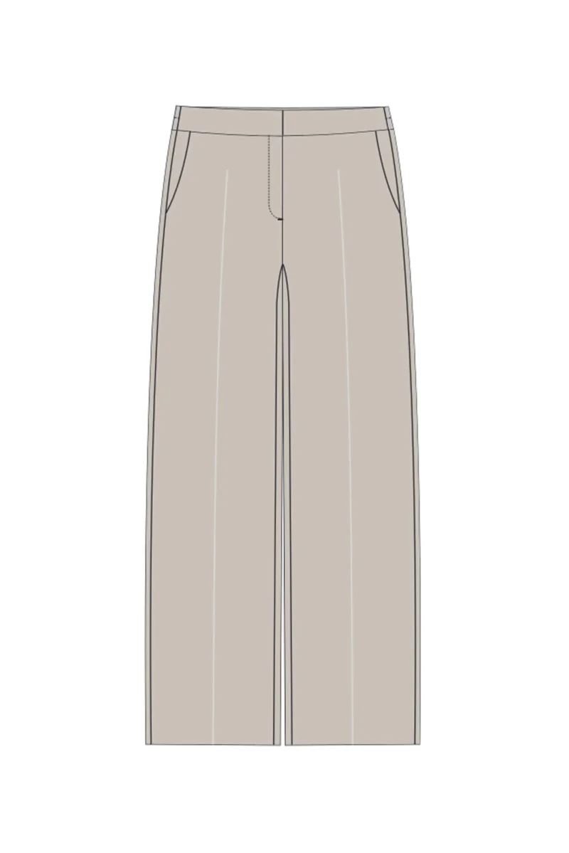 WOMEN'S PANTS L-SP-4607 L.BEIGE - Imagen 2