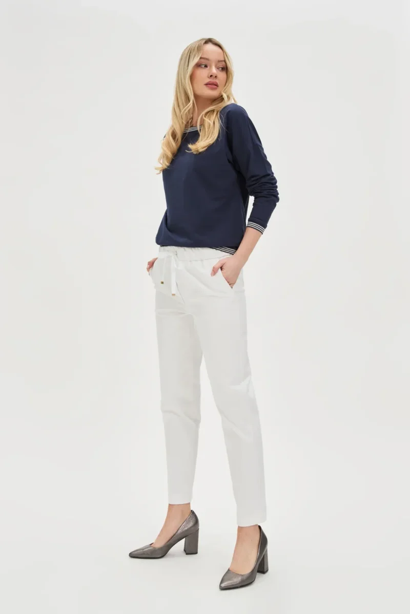WOMEN'S PANTS L-SP-4614 WHITE