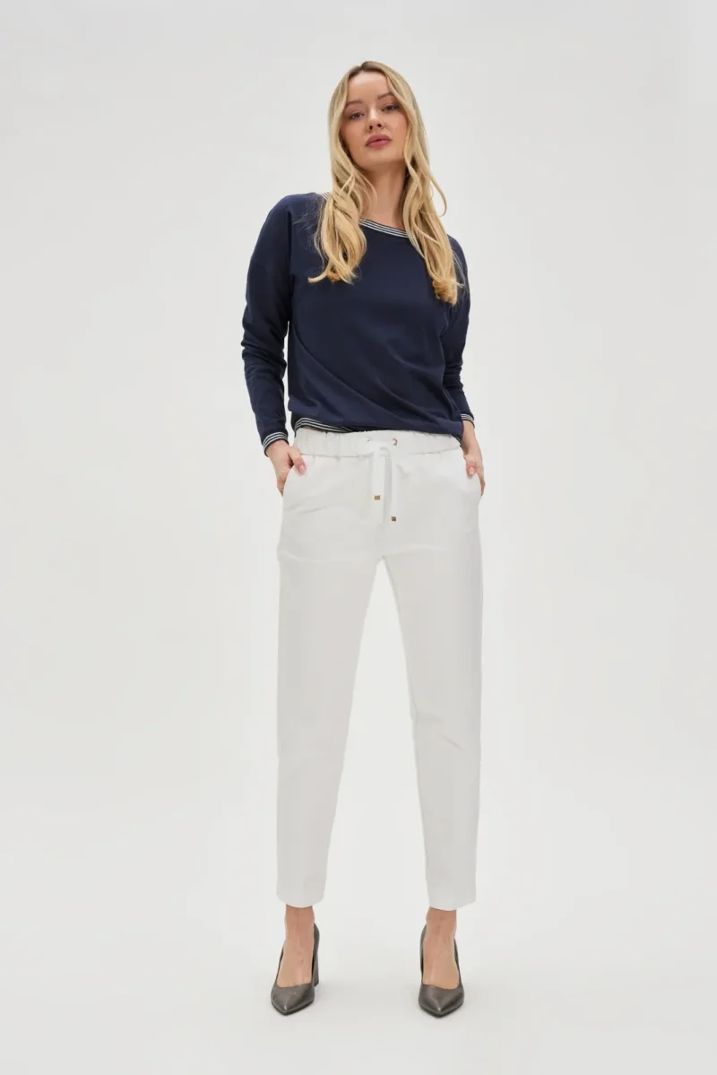 WOMEN'S PANTS L-SP-4614 WHITE - Imagen 2