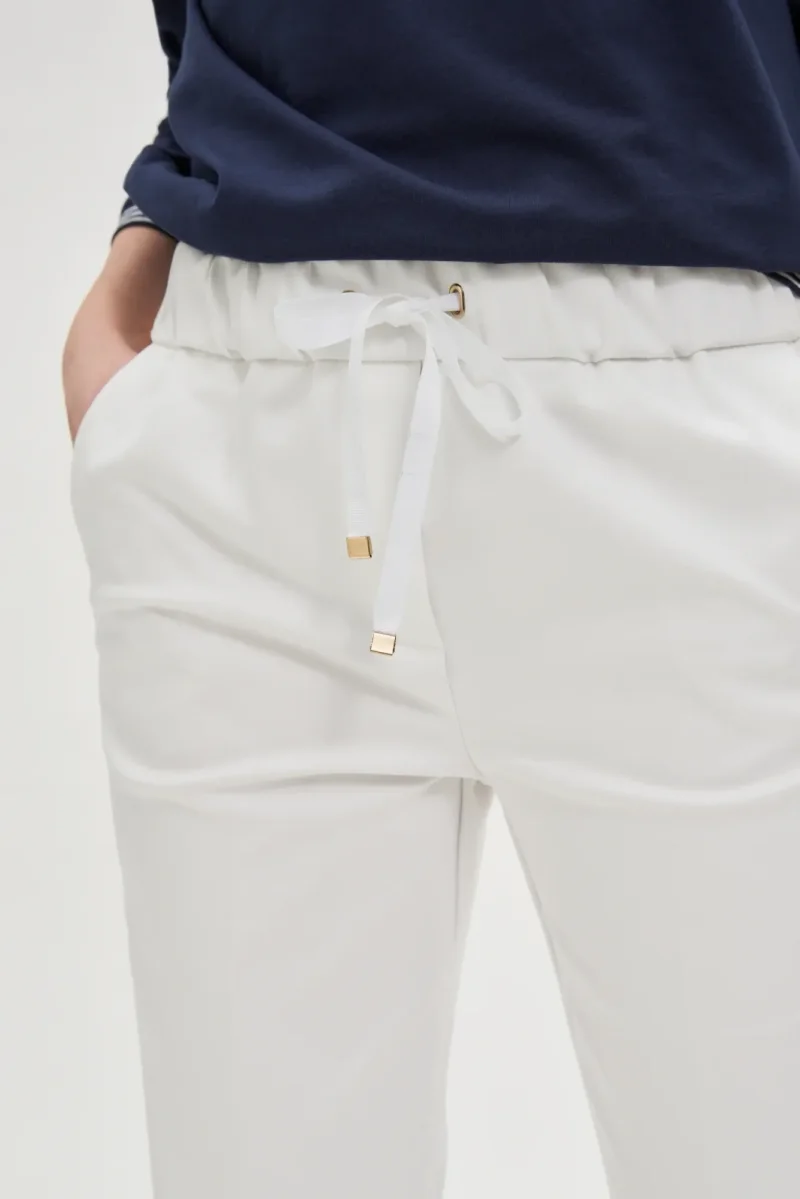 WOMEN'S PANTS L-SP-4614 WHITE - Imagen 3