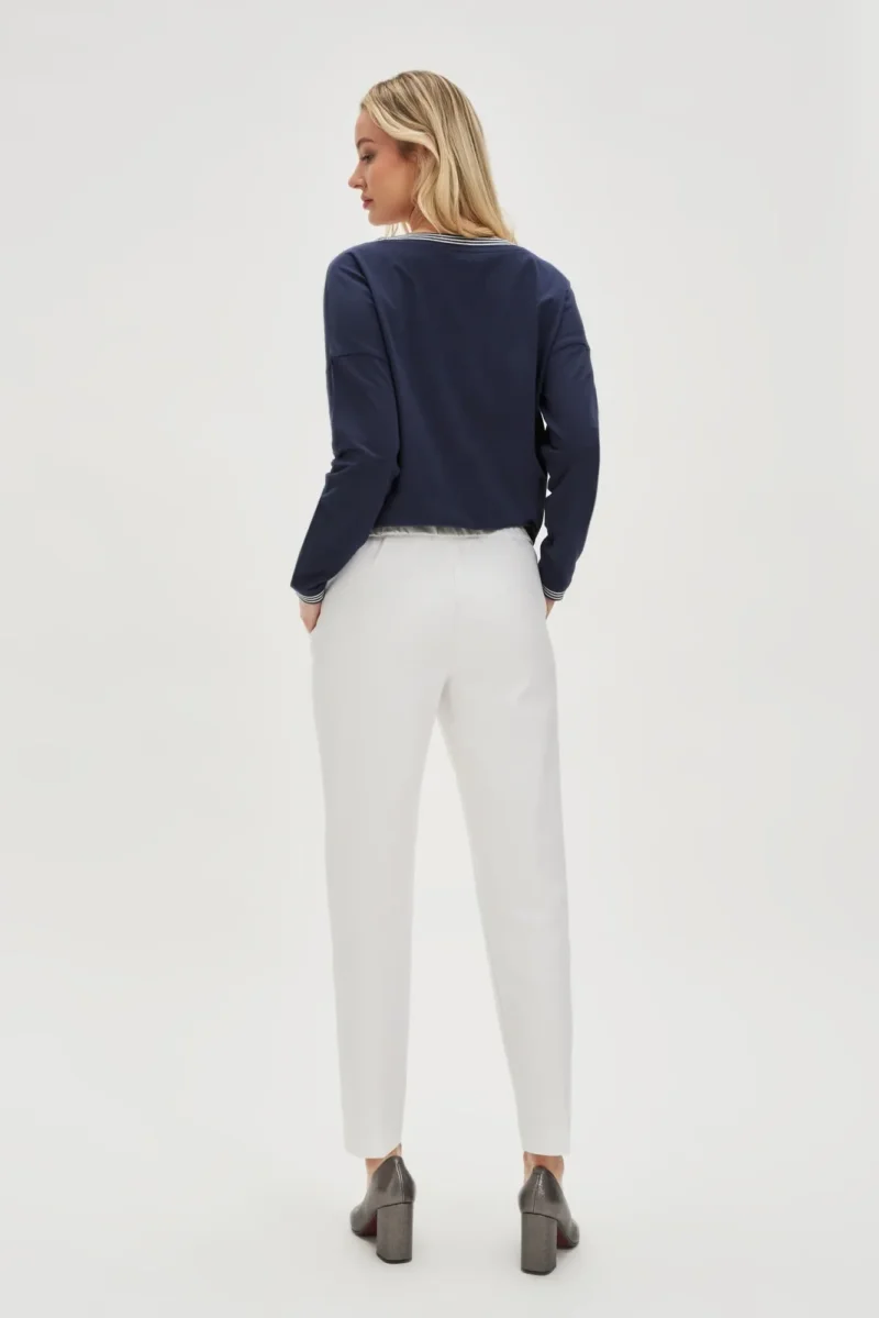 WOMEN'S PANTS L-SP-4614 WHITE - Imagen 4