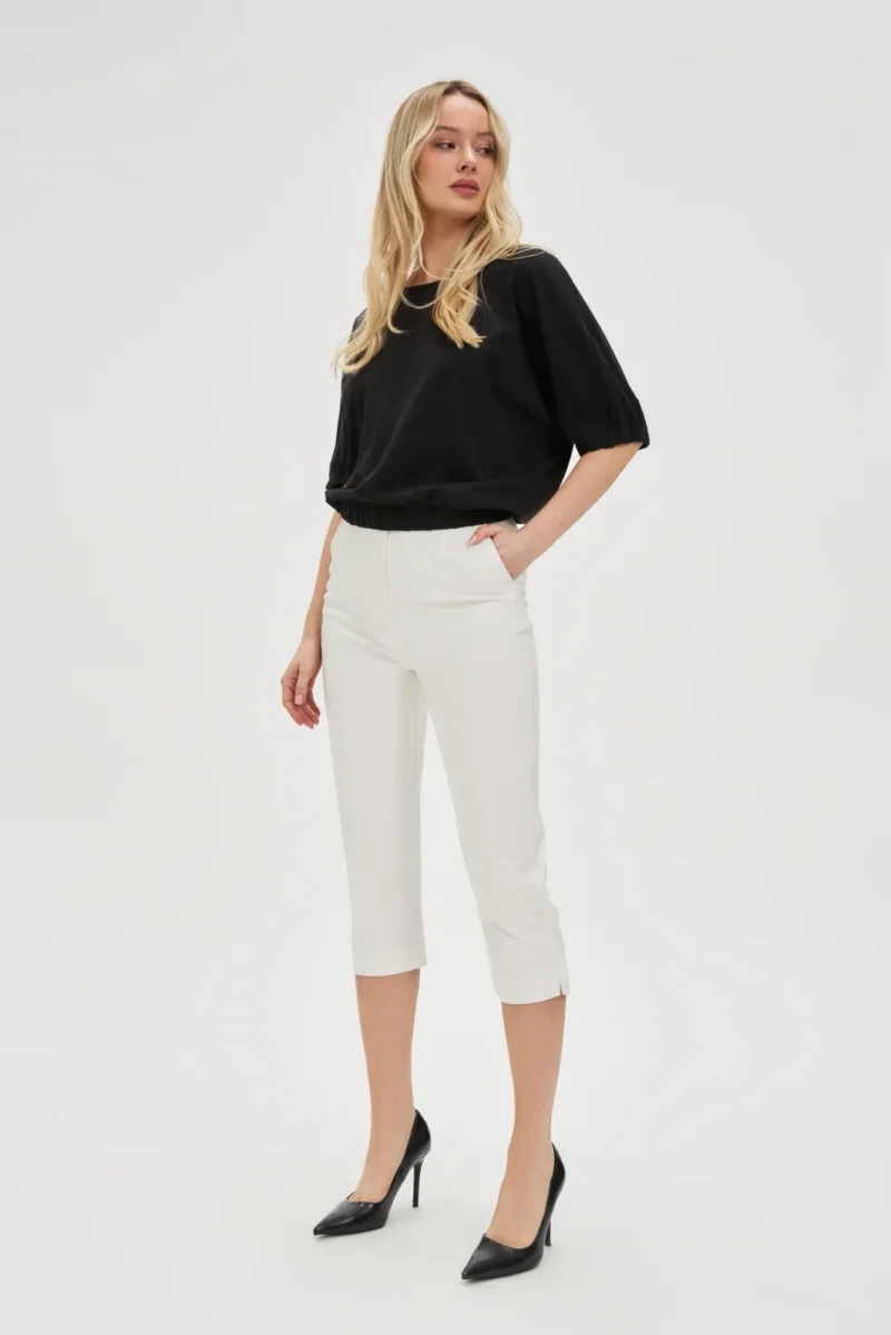 WOMEN'S PANTS L-SP-4615 OFF WHITE - Imagen 3
