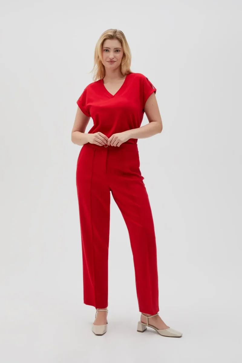 WOMEN'S PANTS L-SP-4616 RED - Imagen 2