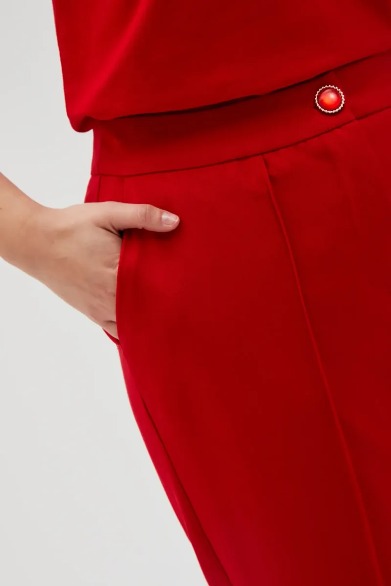 WOMEN'S PANTS L-SP-4616 RED - Imagen 4