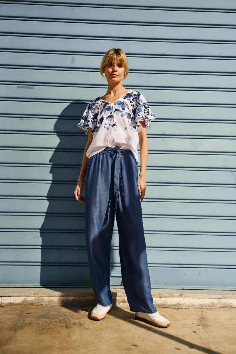 WOMEN'S PANTS L-SP-4618 BLUE