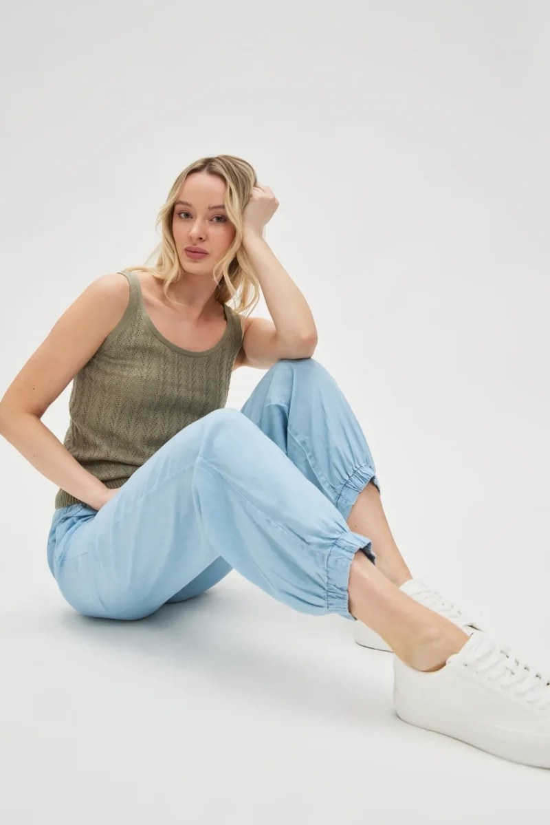 WOMEN'S PANTS L-SP-4620 BLUE - Imagen 2