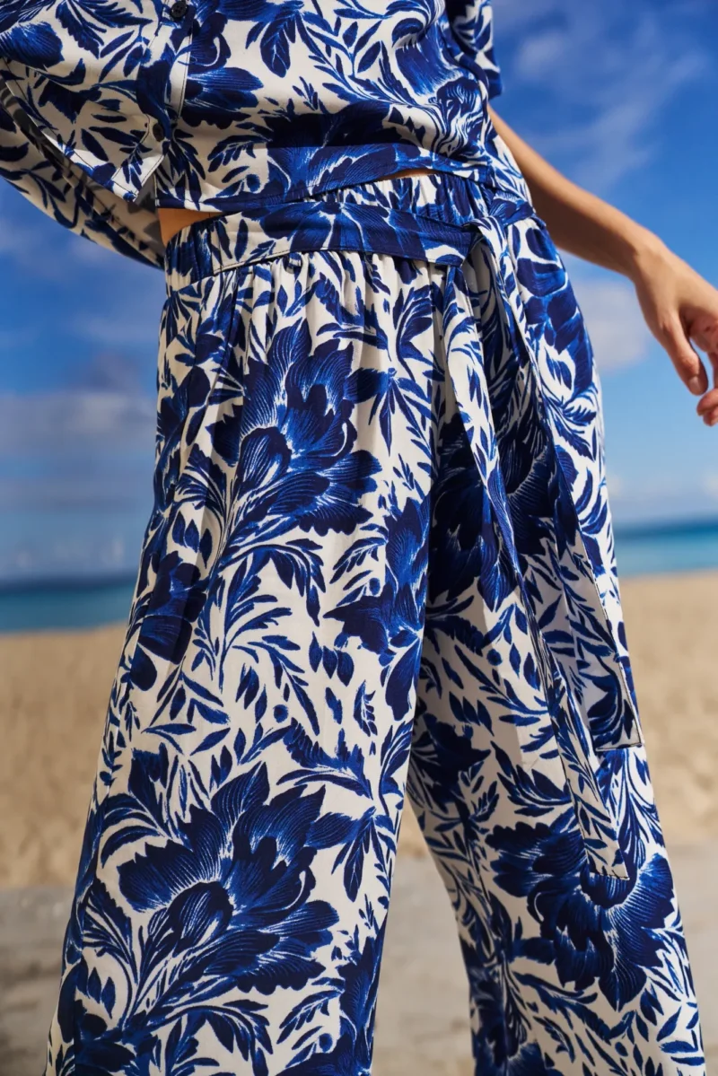 WOMEN'S PANTS L-SP-4621 BLUE - Imagen 2