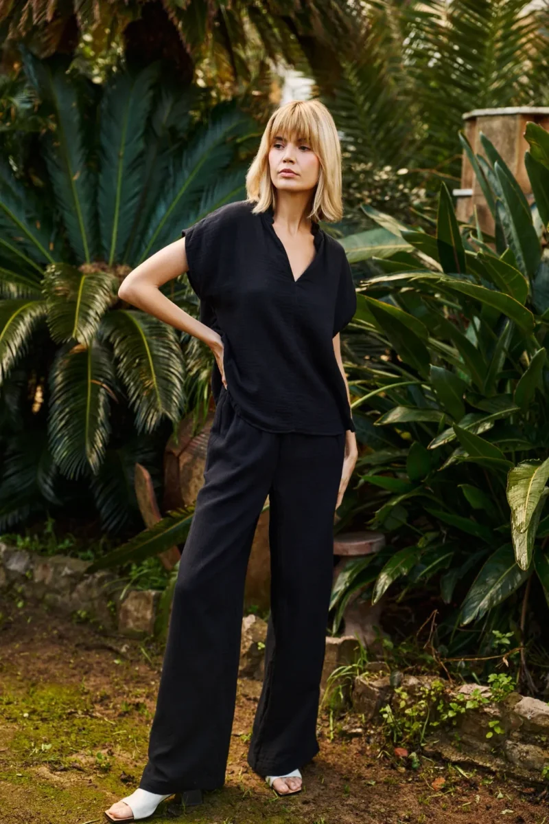 WOMEN'S PANTS L-SP-4623 BLACK