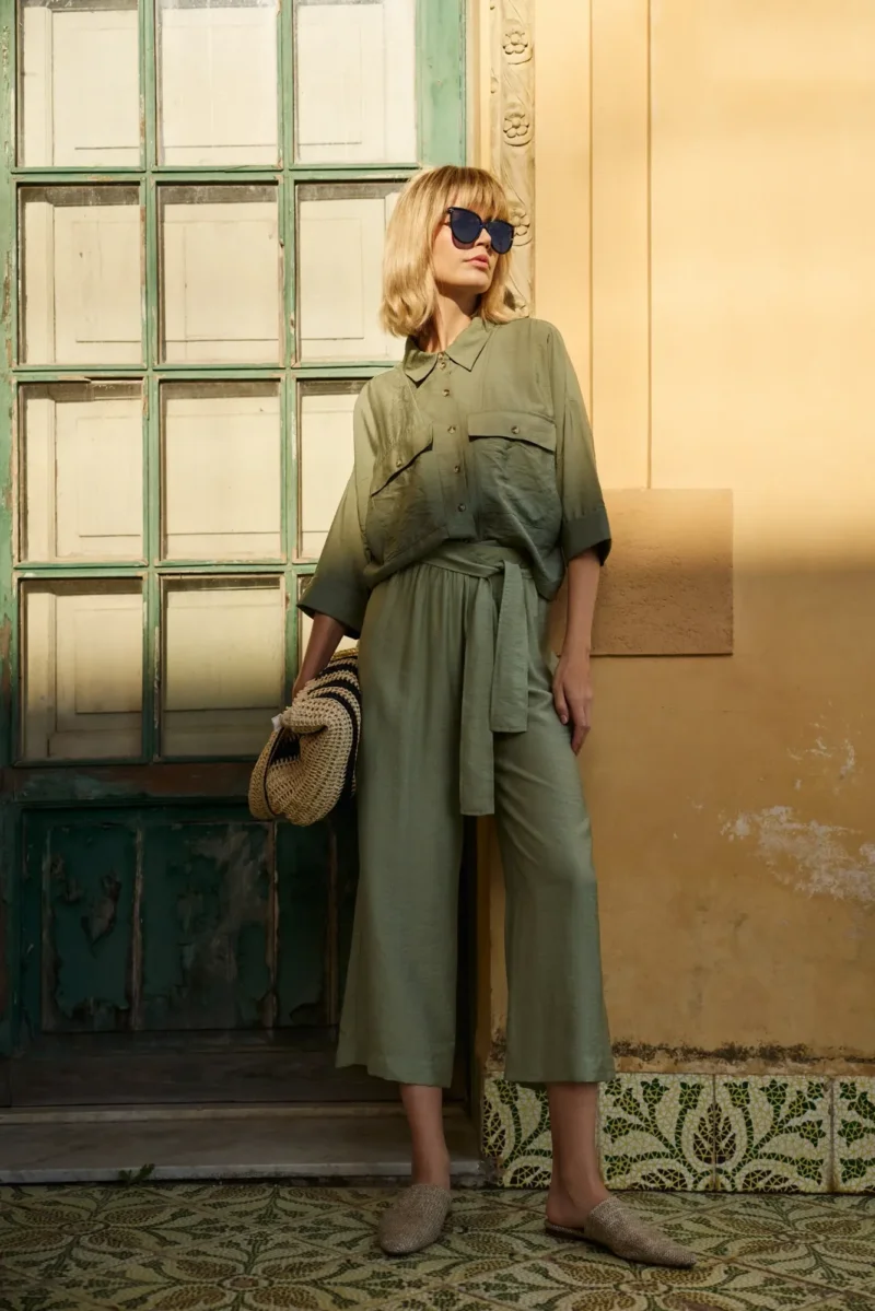 WOMEN'S PANTS L-SP-4624 OLIVE