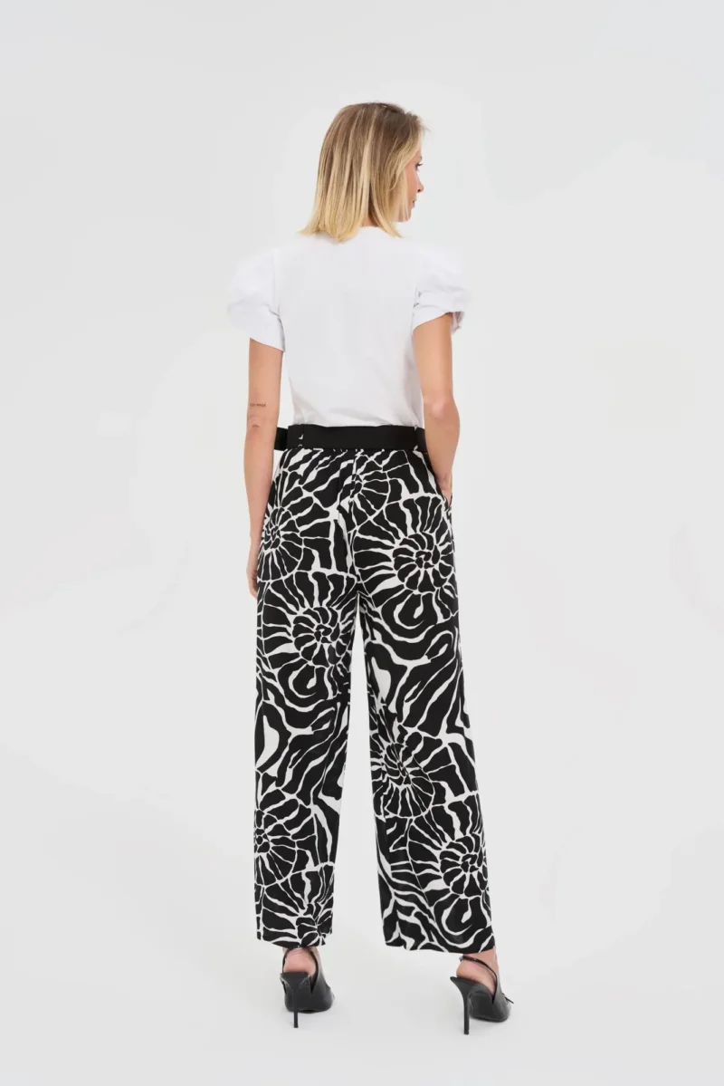 WOMEN'S PANTS L-SP-4630 BLACK_WHITE - Imagen 5