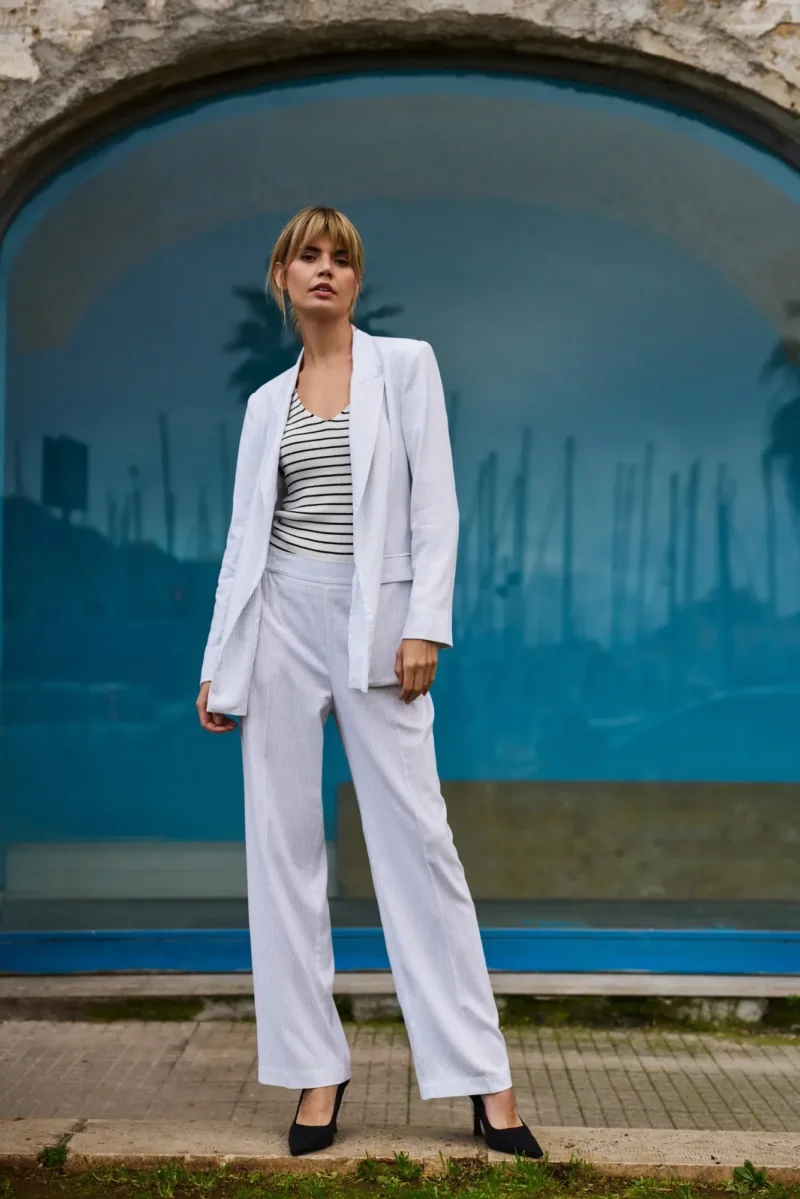 WOMEN'S PANTS L-SP-4638 WHITE