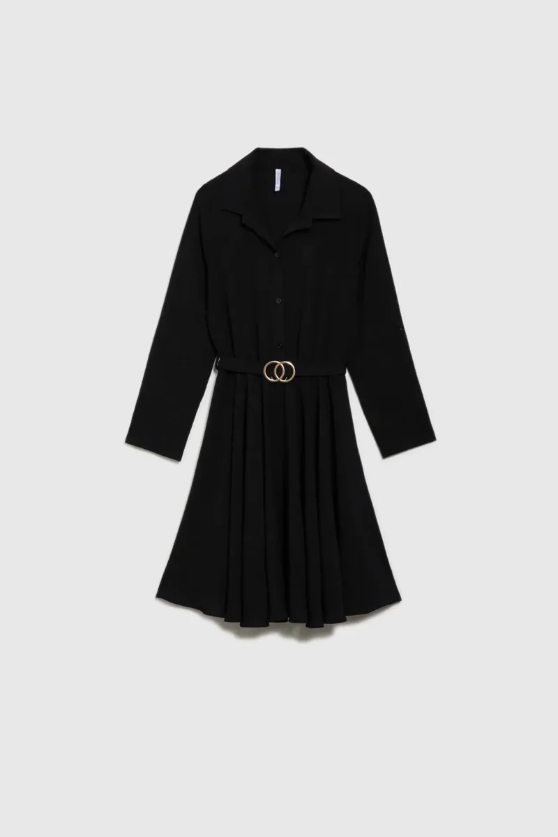 WOMEN'S DRESS L-SU-4607 BLACK - Imagen 6