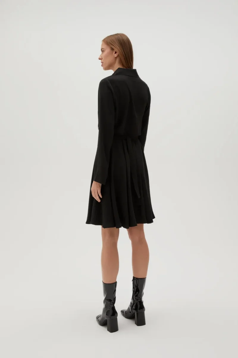 WOMEN'S DRESS L-SU-4607 BLACK - Imagen 5