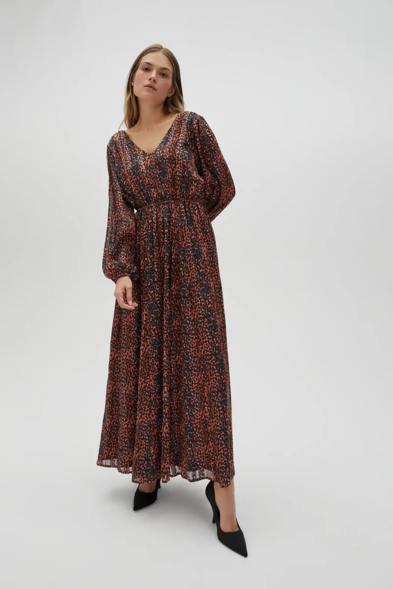 WOMEN'S DRESS L-SU-4612 L.BROWN