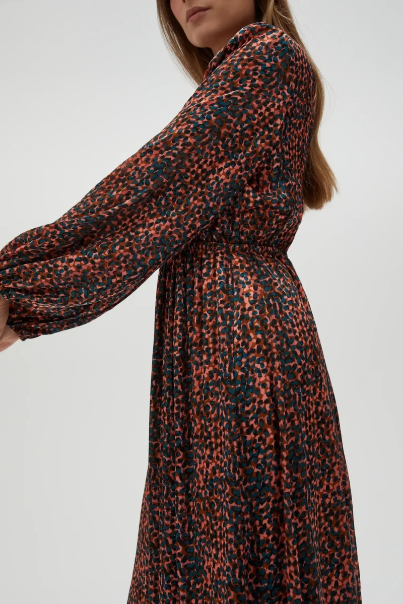 WOMEN'S DRESS L-SU-4612 L.BROWN - Imagen 3