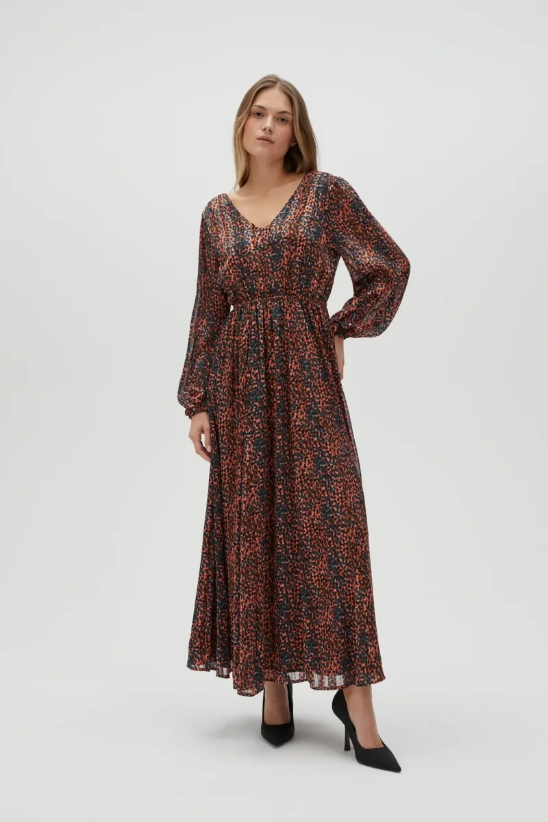 WOMEN'S DRESS L-SU-4612 L.BROWN - Imagen 6