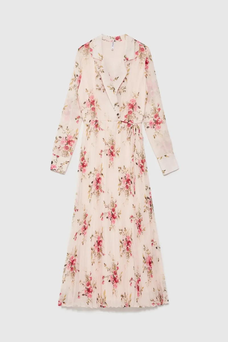 WOMEN'S DRESS L-SU-4616 PINK - Imagen 7