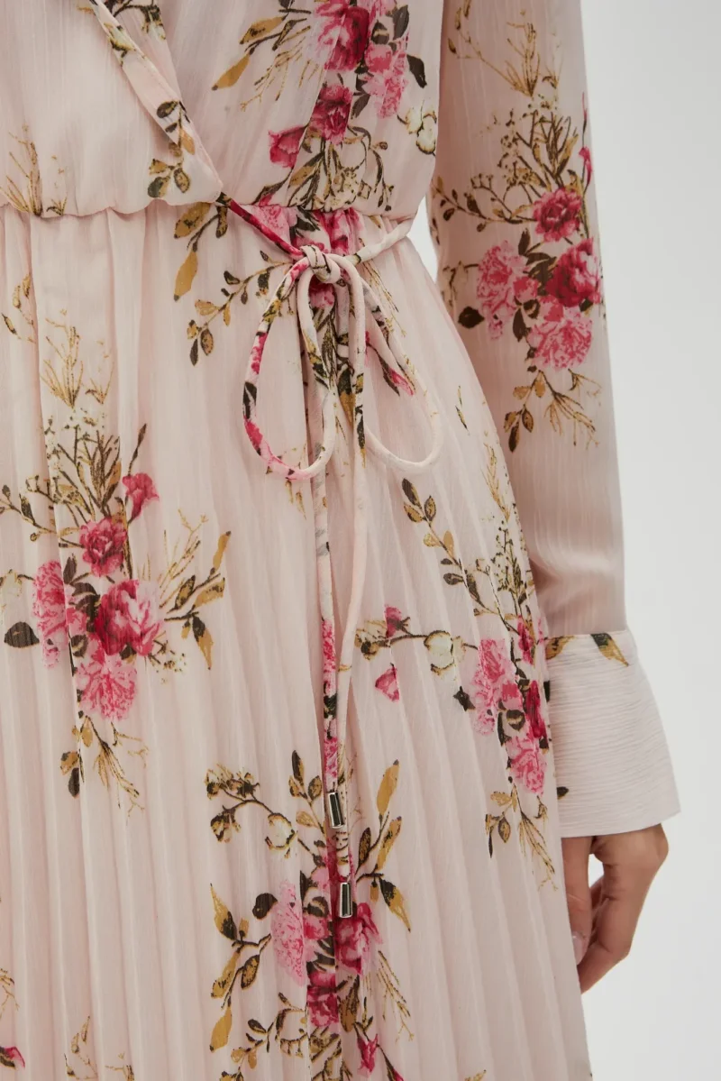 WOMEN'S DRESS L-SU-4616 PINK - Imagen 3
