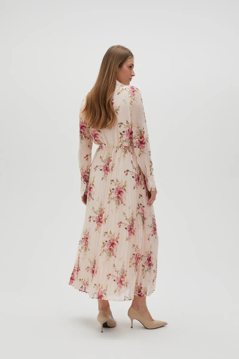 WOMEN'S DRESS L-SU-4616 PINK - Imagen 4