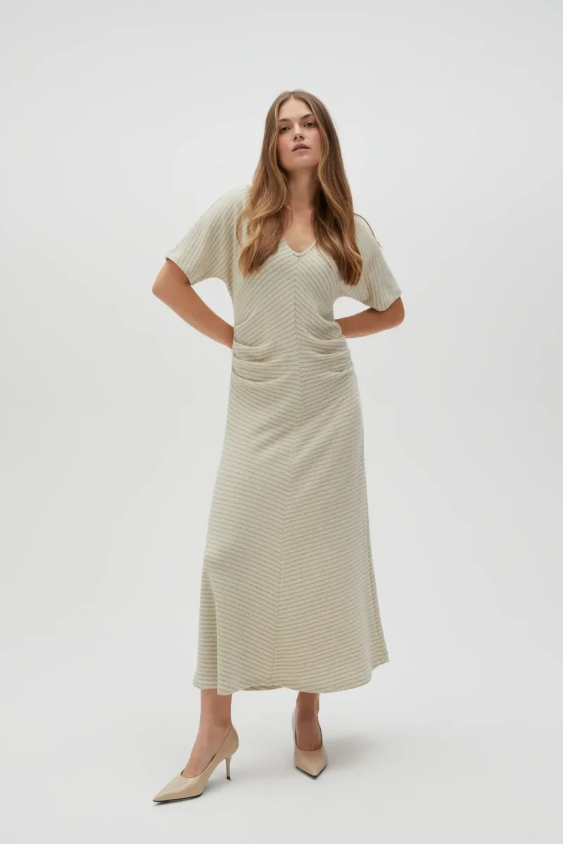 WOMEN'S DRESS L-SU-4619 L.BEIGE
