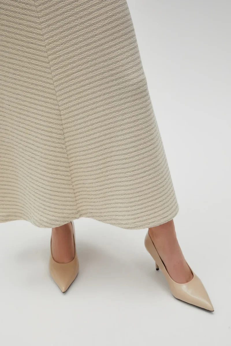 WOMEN'S DRESS L-SU-4619 L.BEIGE - Imagen 5