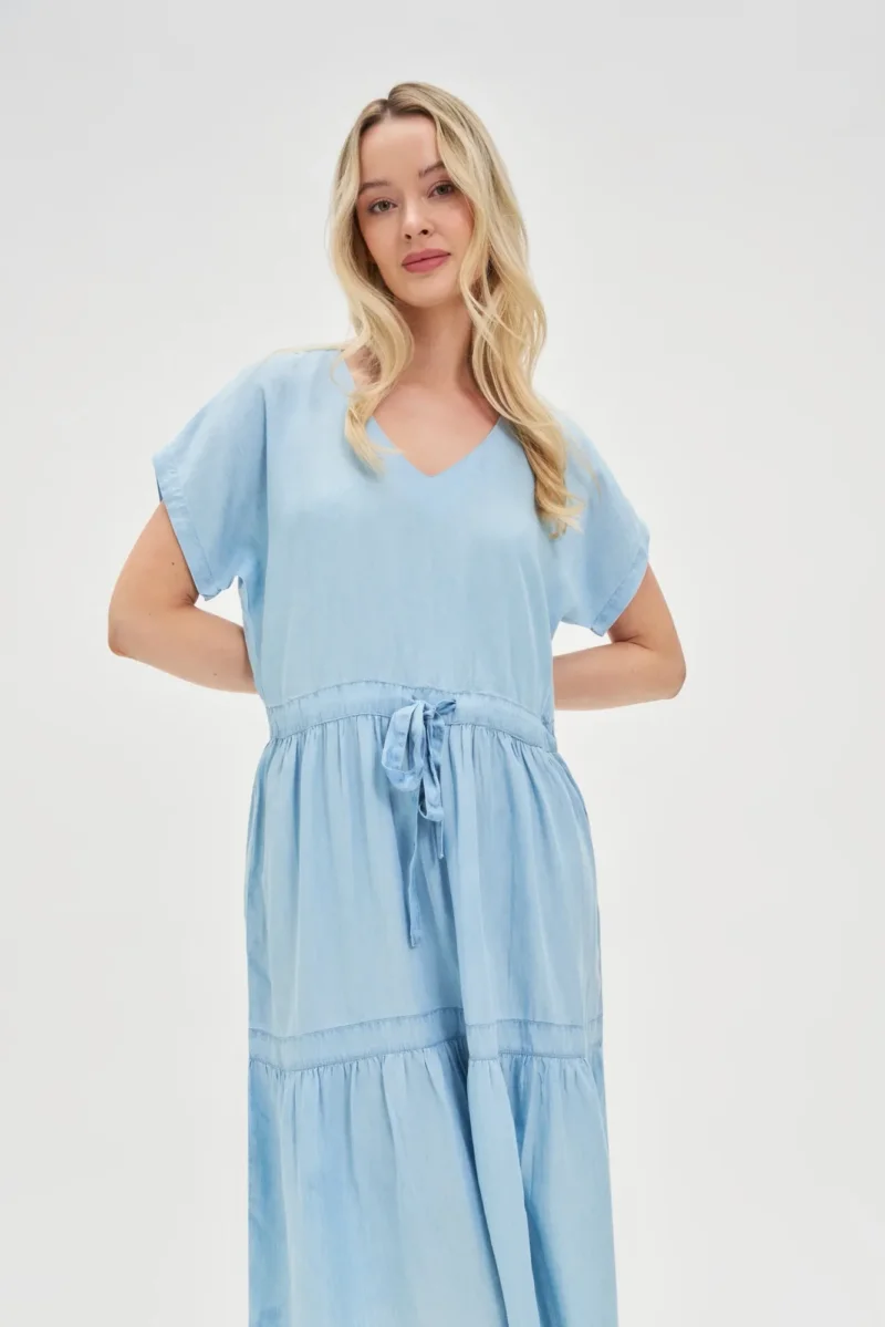 WOMEN'S DRESS L-SU-4623 L.BLUE