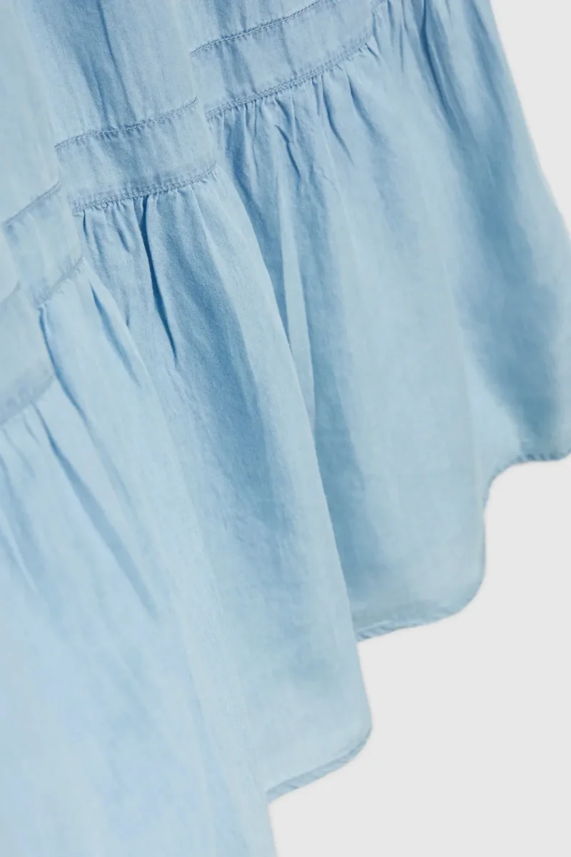 WOMEN'S DRESS L-SU-4623 L.BLUE - Imagen 7