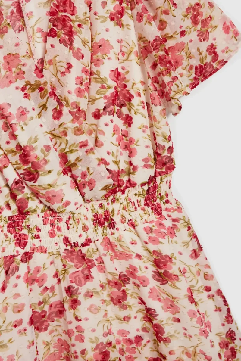 WOMEN'S DRESS L-SU-4628 OFF WHITE - Imagen 7