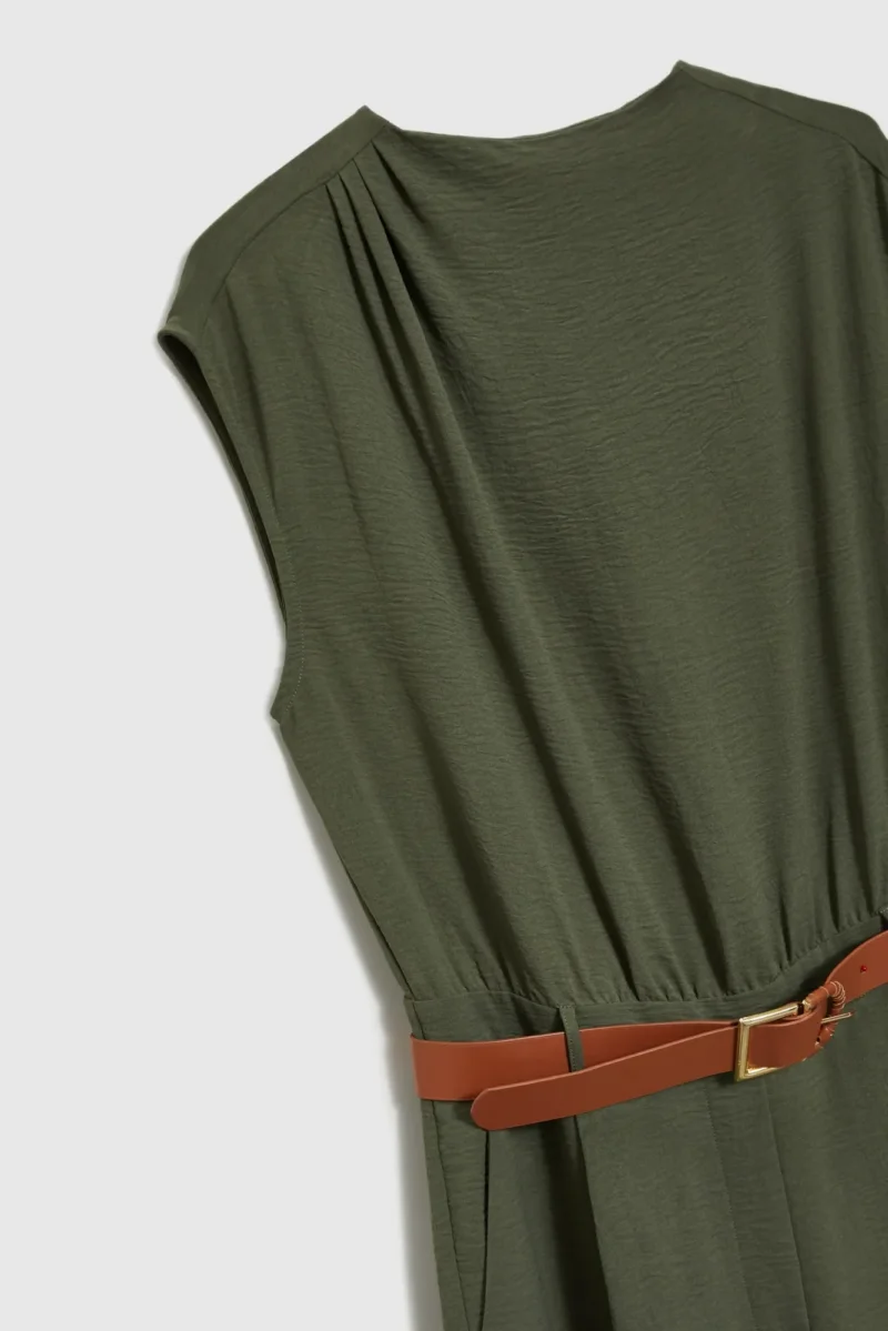 WOMEN'S DRESS L-SU-4643 OLIVE - Imagen 6