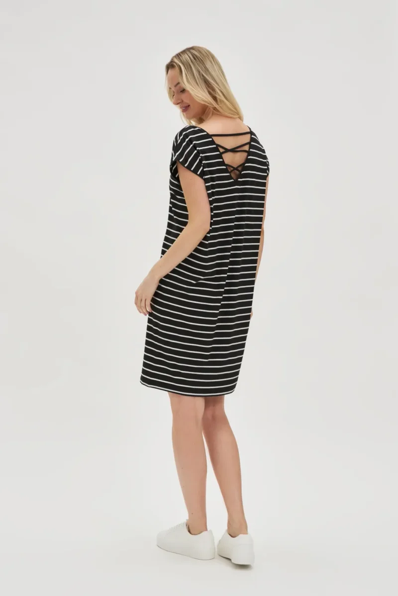 WOMEN'S DRESS L-SU-4645 BLACK - Imagen 3