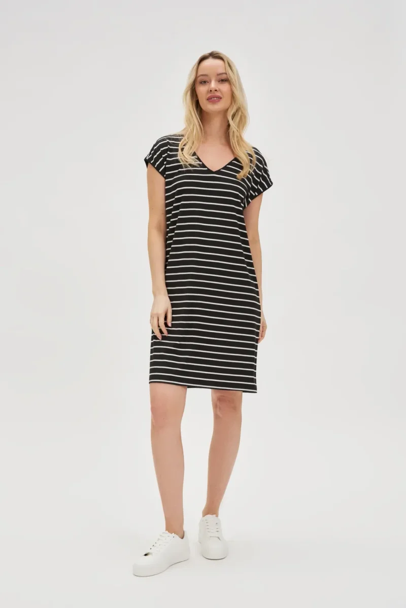 WOMEN'S DRESS L-SU-4645 BLACK - Imagen 4