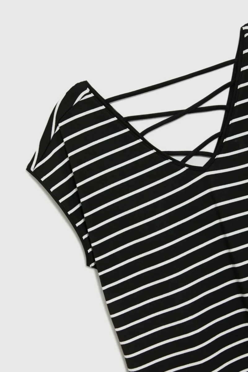 WOMEN'S DRESS L-SU-4645 BLACK - Imagen 7
