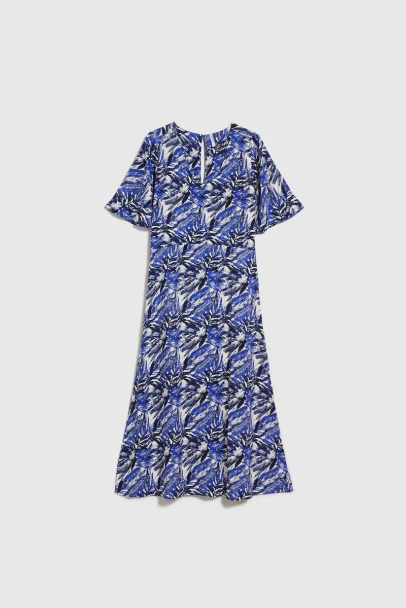WOMEN'S DRESS L-SU-4647 D.BLUE - Imagen 6