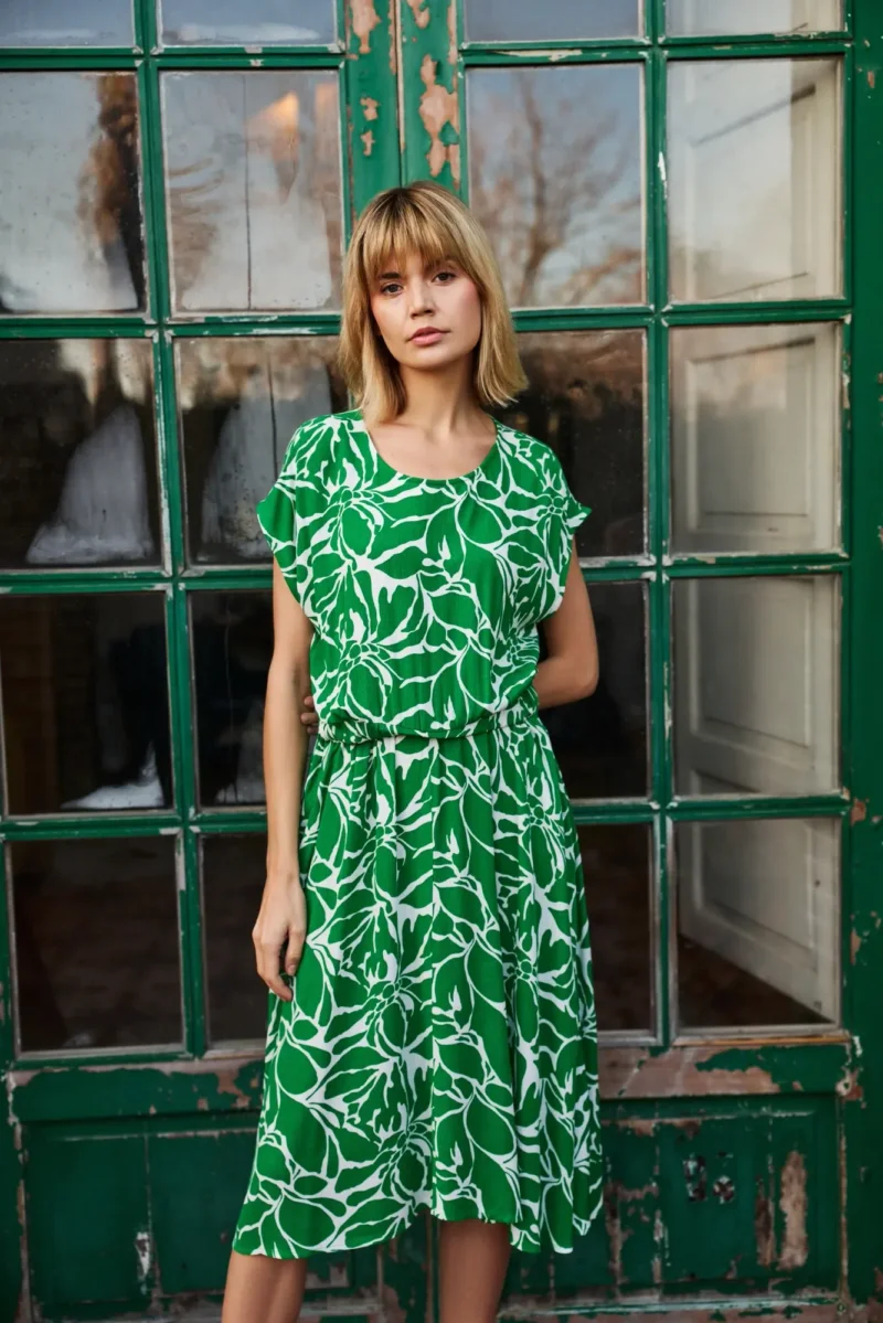 WOMEN'S DRESS L-SU-4650 GREEN