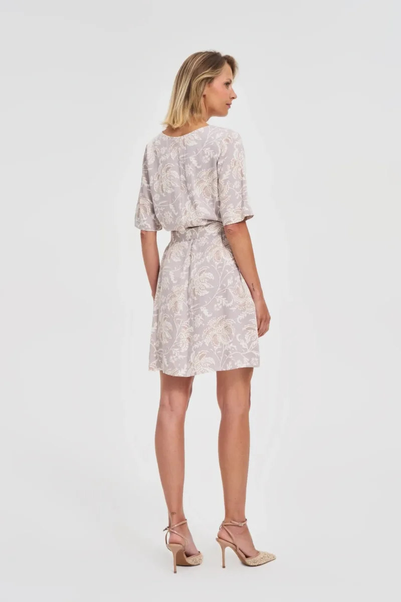 WOMEN'S DRESS L-SU-4651 GREEN - Imagen 5
