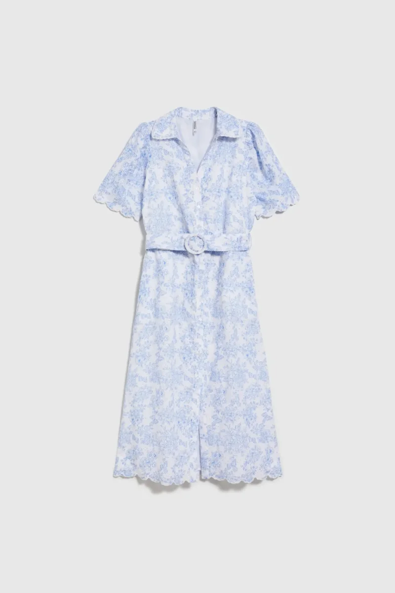 WOMEN'S DRESS L-SU-4656 BLUE - Imagen 6