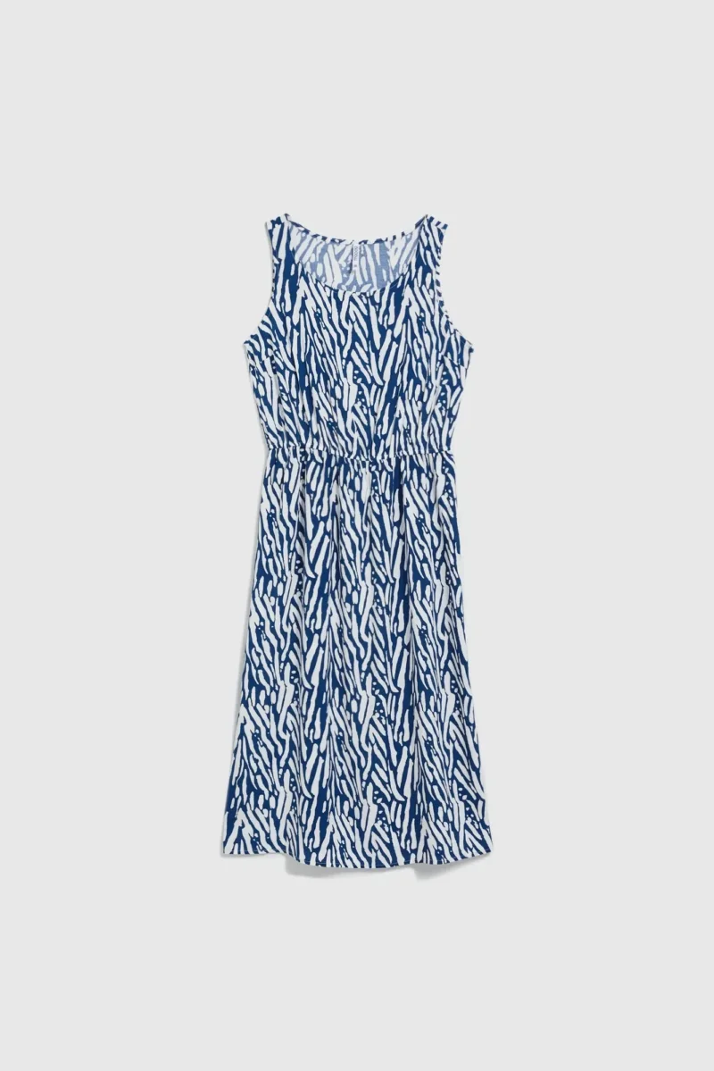 WOMEN'S DRESS L-SU-4658 BLUE - Imagen 3