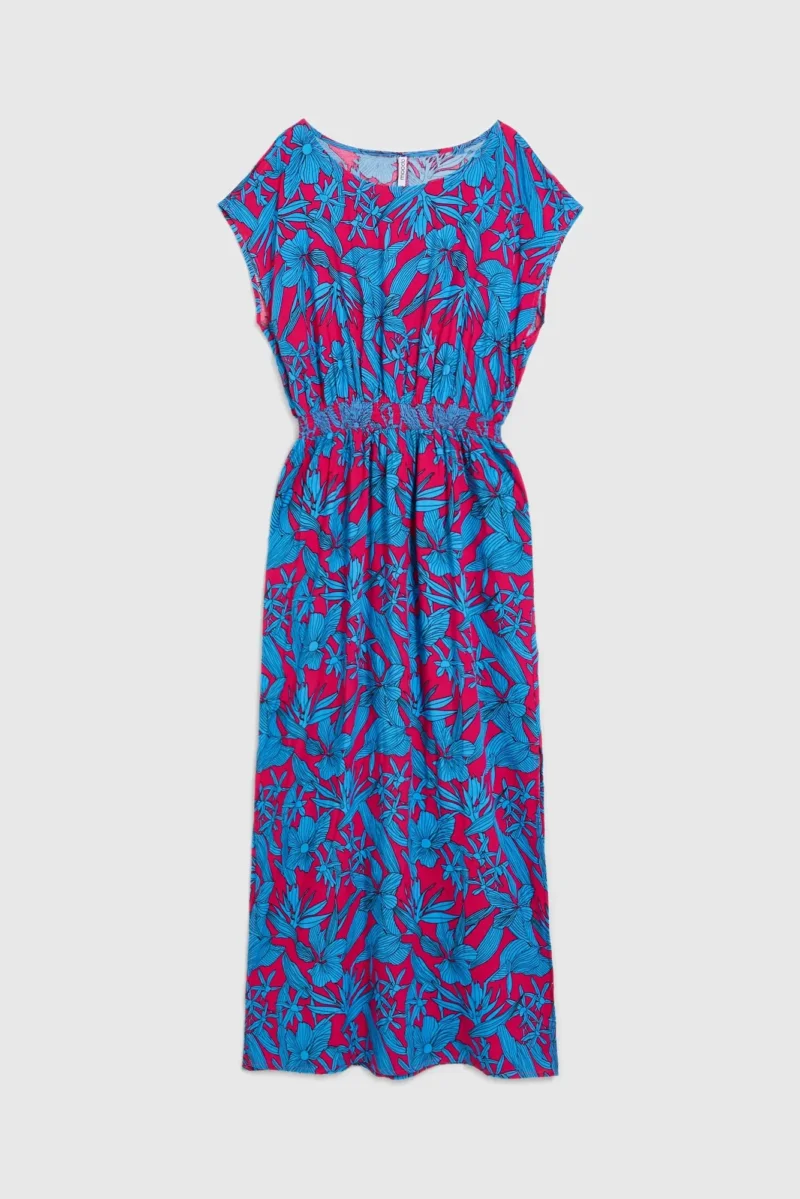 WOMEN'S DRESS L-SU-4660 FUCHSIA - Imagen 5