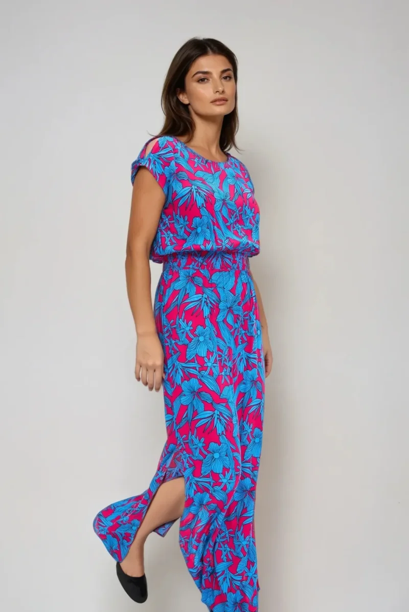 WOMEN'S DRESS L-SU-4660 FUCHSIA