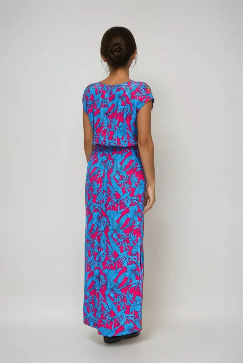 WOMEN'S DRESS L-SU-4660 FUCHSIA - Imagen 4