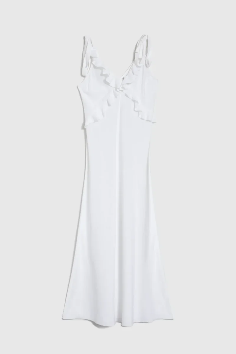 WOMEN'S DRESS L-SU-4669 WHITE - Imagen 6