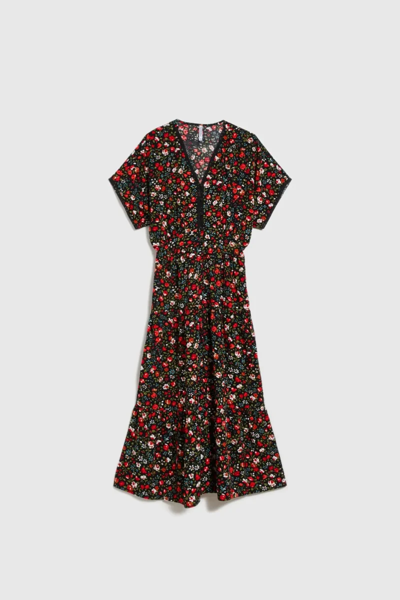 WOMEN'S DRESS L-SU-4672 BLACK - Imagen 6