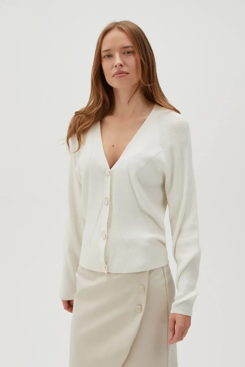 WOMEN'S SWEATER L-SW-4602 OFF WHITE - Imagen 3