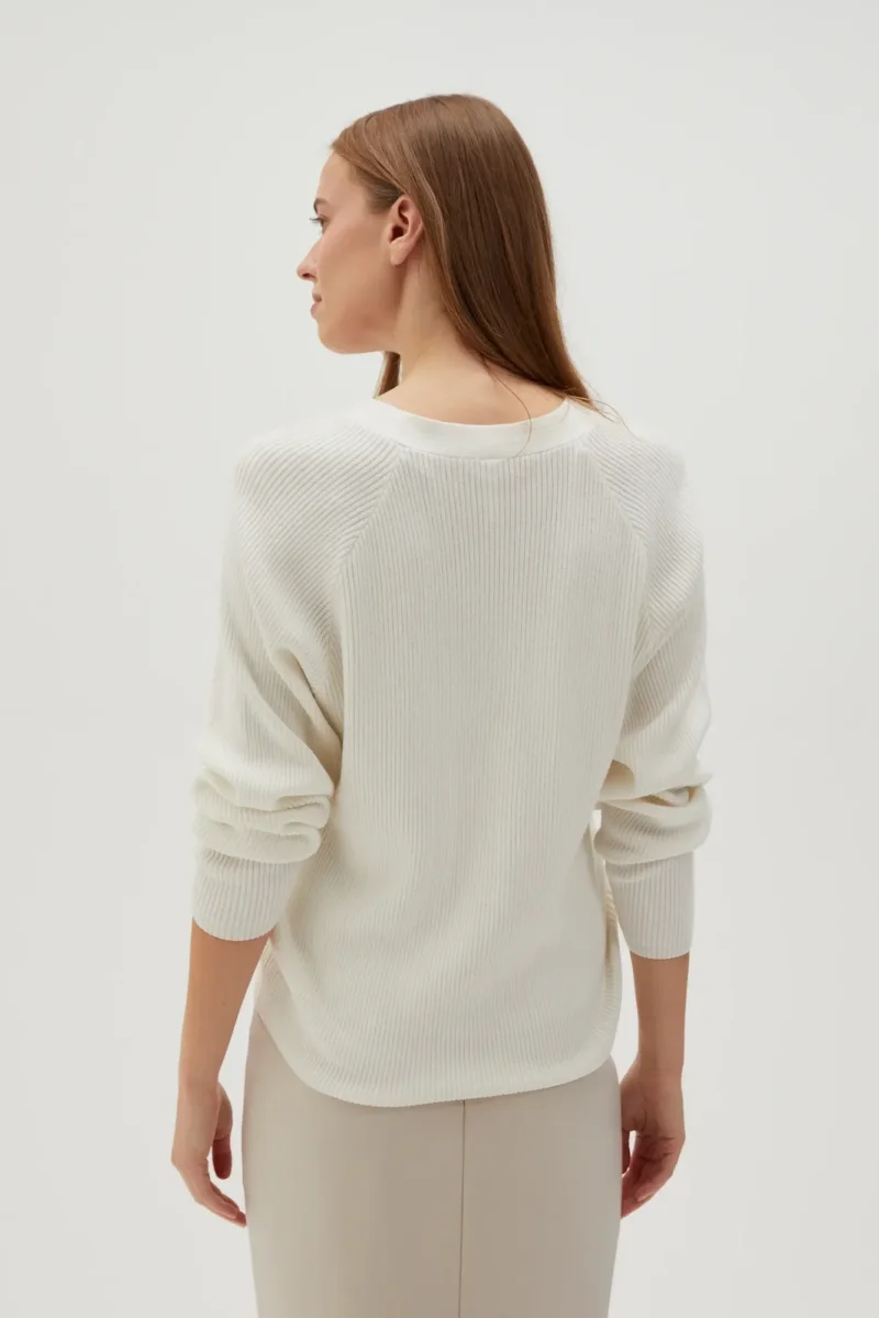 WOMEN'S SWEATER L-SW-4602 OFF WHITE - Imagen 5