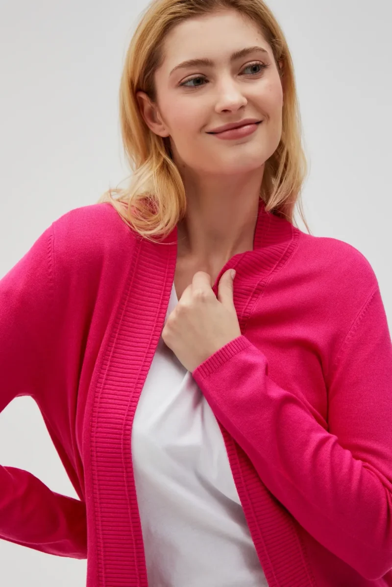 WOMEN'S SWEATER L-SW-4603 FUCHSIA - Imagen 2