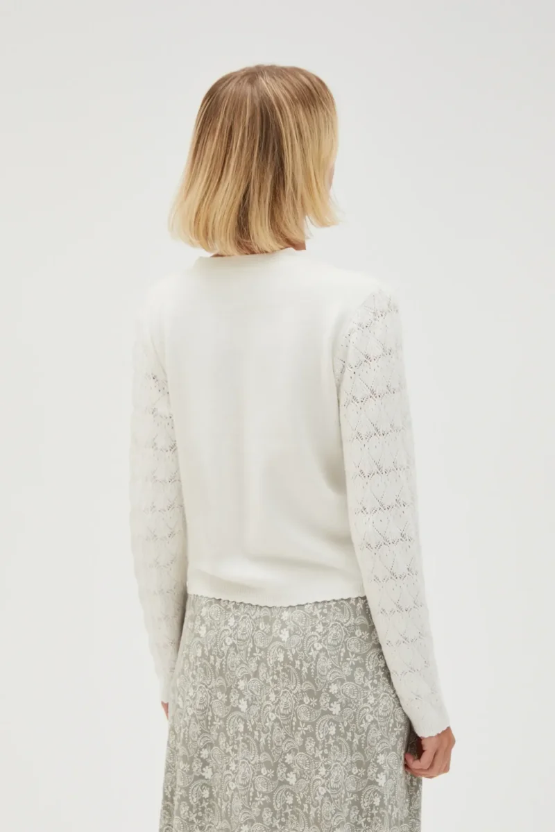 WOMEN'S SWEATER L-SW-4604 OFF WHITE - Imagen 3