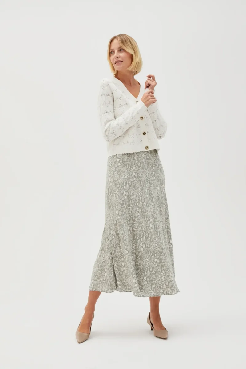 WOMEN'S SWEATER L-SW-4604 OFF WHITE - Imagen 4